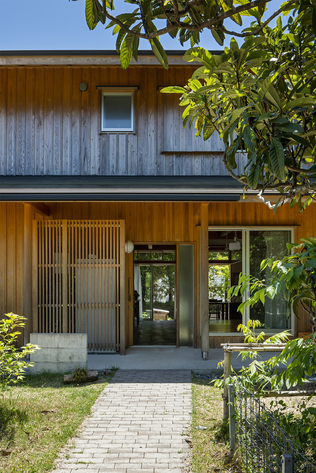 大埜地の集合住宅の外観